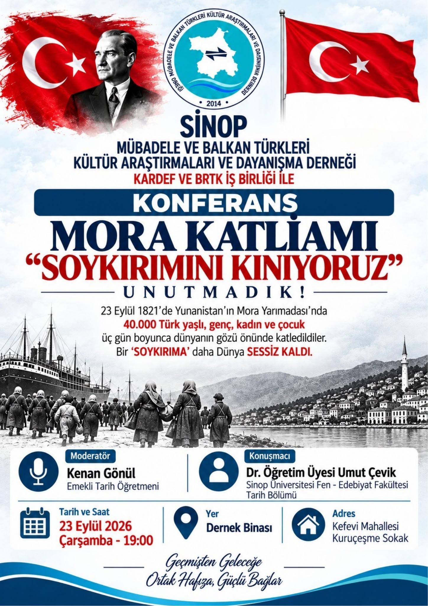Mora Katliamının 205. yılını Anma Etkinlikleri